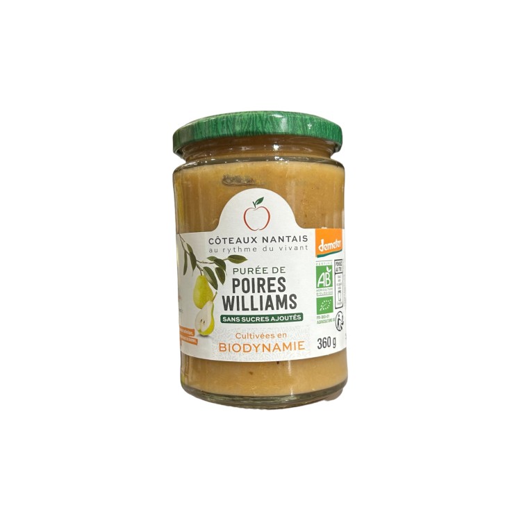 PUREE DE POIRES WILLIAM (360G) COTEAUX NANTAIS