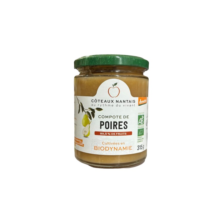 COMPOTE DE POIRES -  COTEAUX NANTAIS - 315G