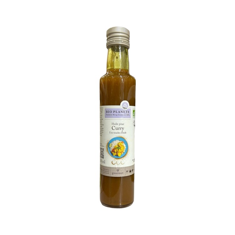 HUILE POUR CURRY - BIOPLANETE - 250ML