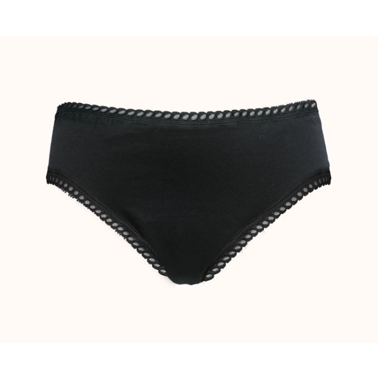 CULOTTE MENSTRUELLE SHORTY NOIR -42- ABONDANT