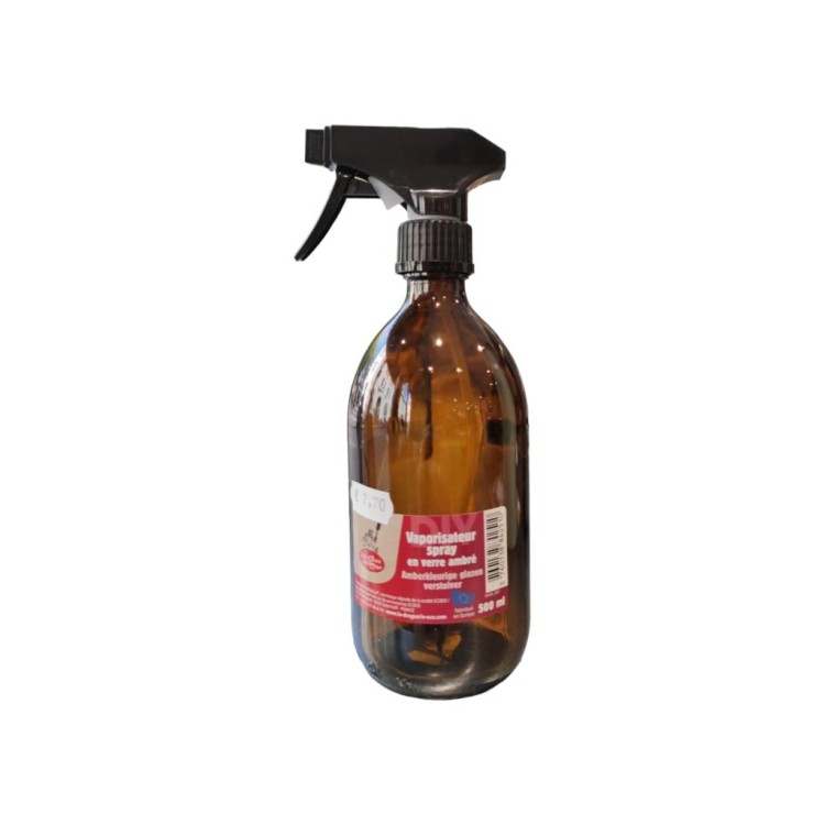 Vaporisateur spray en verre ambré - 500ml