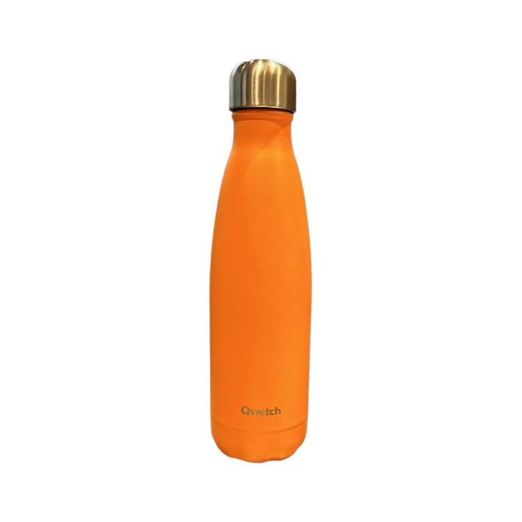 BOUTEILLE ISOTHERME POP ORANGE - QWETCH - 500ML