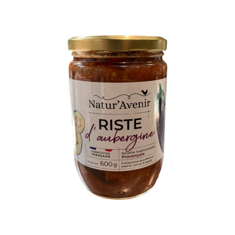 RISTE D'AUBERGINE - NATUR'AVENIR - 600G