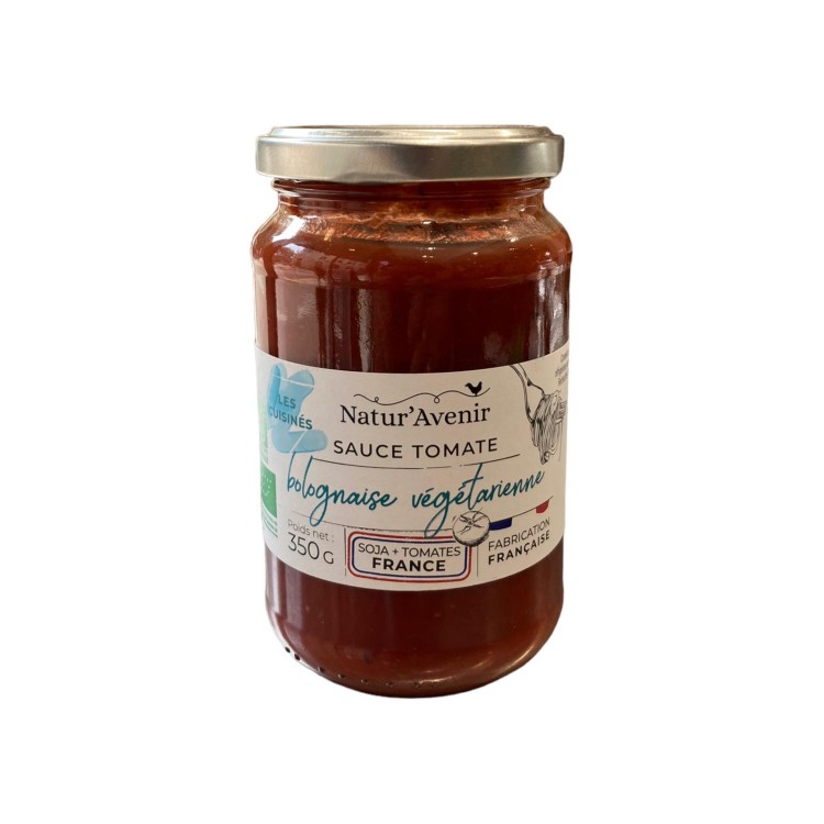 SAUCE TOMATE BOLOGNAISE VEGETARIENNE - NATUR'AVENIR - 350G