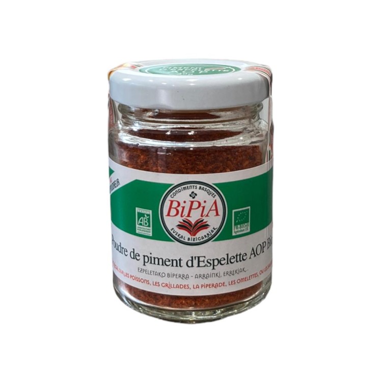 PUREE DE PIMENT D'ESPELETTE - BIPIA - 40G