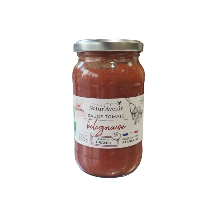 SAUCE TOMATE BOLOGNAISE 20% BOEUF - NATUR'AVENIR - 350G