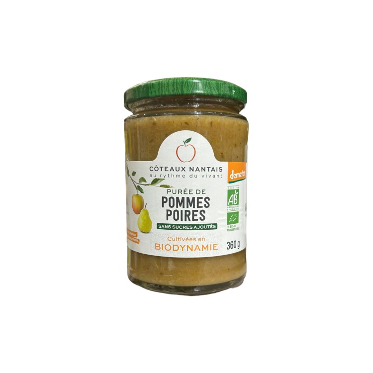 PURÉE POMMES POIRES 360G