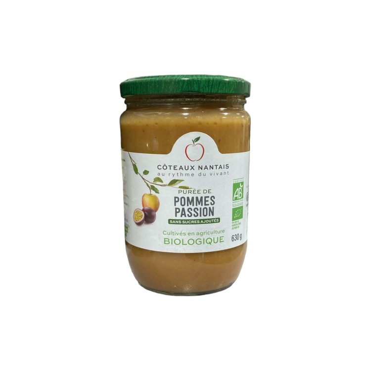 PUREE DE POMMES PASSION - COTEAUX NANTAIS - 630G