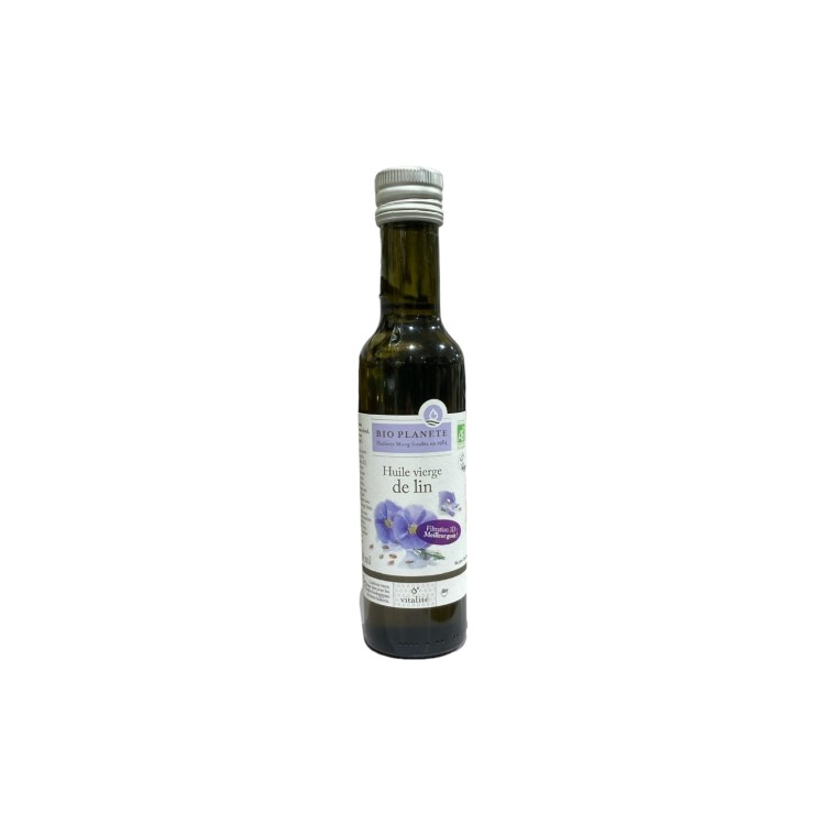 HUILE DE LIN VIERGE FRANCE 3D - BIOPLANETE - 250ML