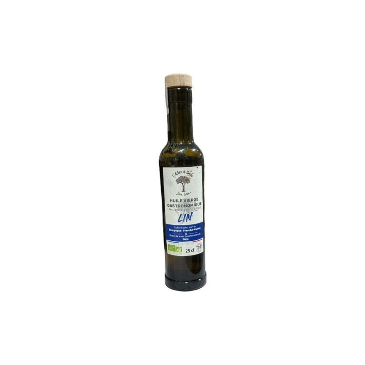 HUILE DE LIN BIO 25CL - L'ARBRE A HUILE