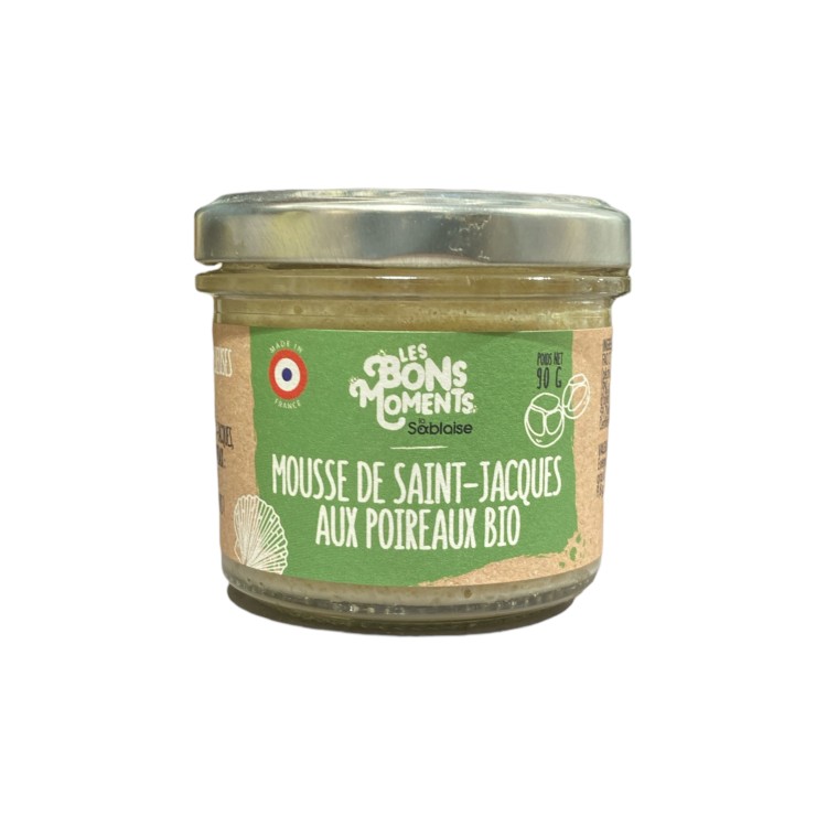 MOUSSE DE SAINT-JACQUES AUX POIREAUX - LA SABLAISE - 90G