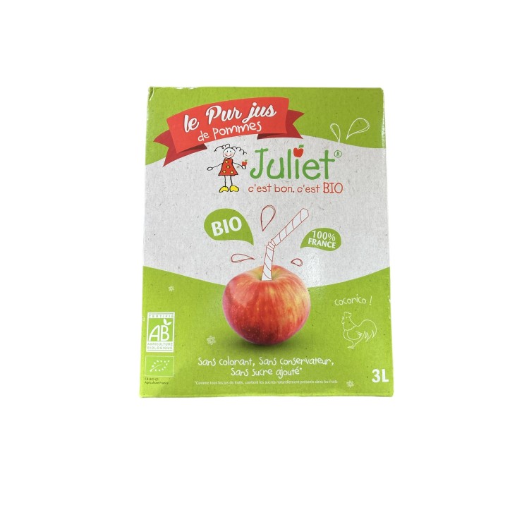 JUS DE POMME BIB DE 3L