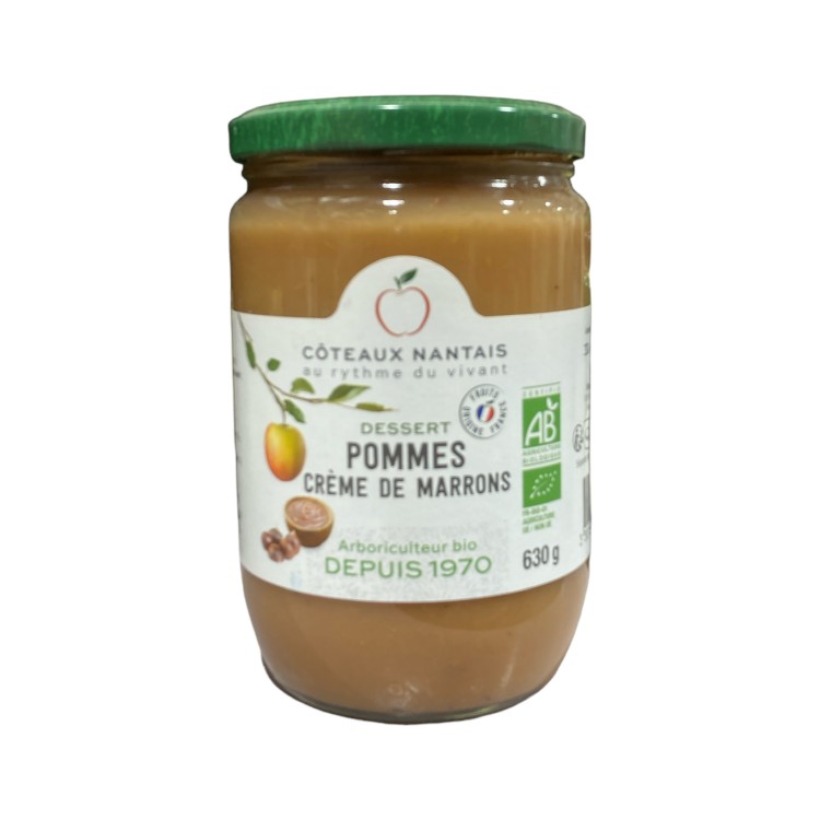 DESSERT POMMES CREME DE MARRONS - COTEAUX NANTAIS - 630G