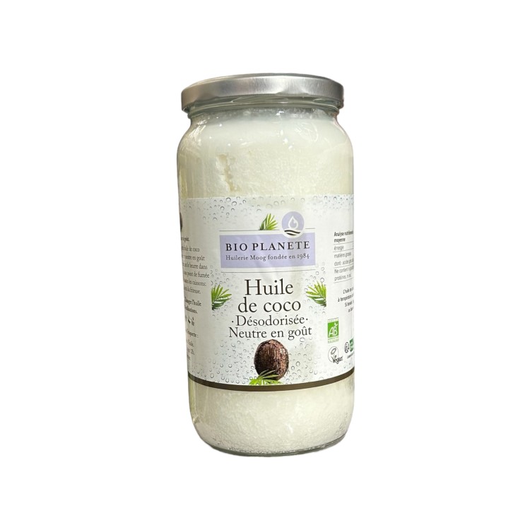 HUILE DE COCO VIERGE DESODORISÉE - BIO PLANETE - 950ML