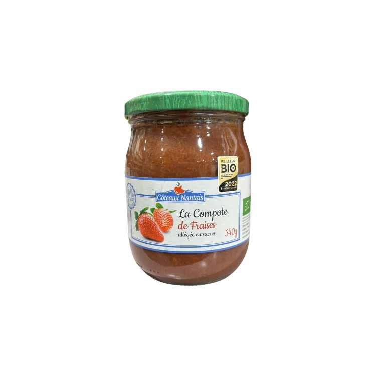 COMPOTE DE FRAISES ALLEGEE EN SUCRE 540G