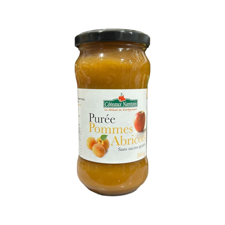 PURÉE POMMES ABRICOTS - COTEAUX NANTAIS - 360G