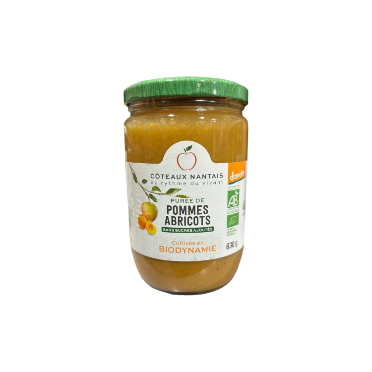 PURÉE POMMES ABRICOTS 630G