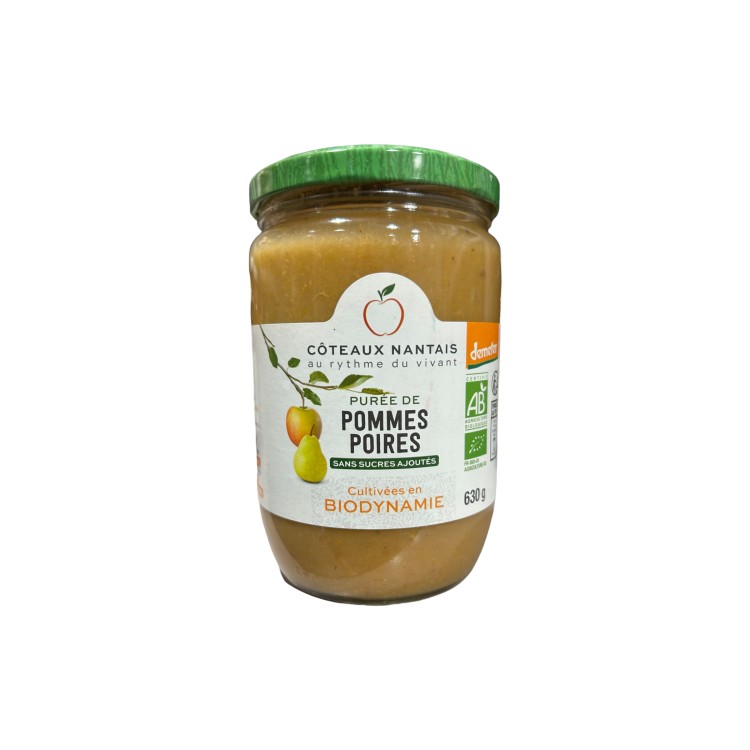 PUREE DE POMMES POIRES (630G) COTEAUX NANTAIS