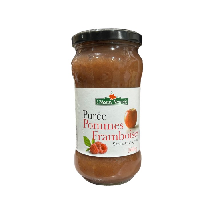 PURÉE POMMES FRAMBOISES 360G