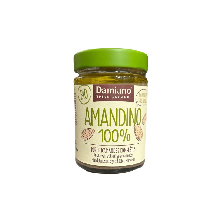 AMANDINO PURÉE D'AMANDES COMPLÈTES  275G