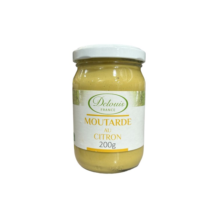 MOUTARDE AU CITRON 200G