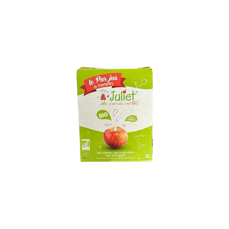 PUR JUS DE POMME JULIET - LES AMIS DE JULIET -3L