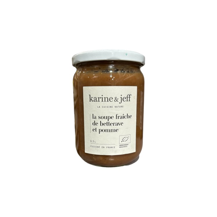 SOUPE FRAICHE BETTERAVE POMME 0.5L KARINE ET JEFF