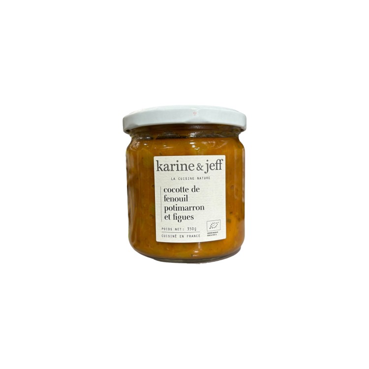 COCOTTE FENOUIL POTIMARRON FIGUES 350G KARINE ET JEFF