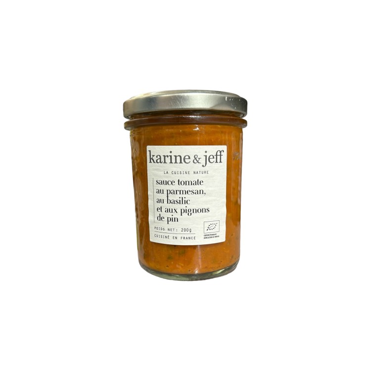 SAUCE TOMATE PARMESAN BASILIC 200G KARINE ET JEFF