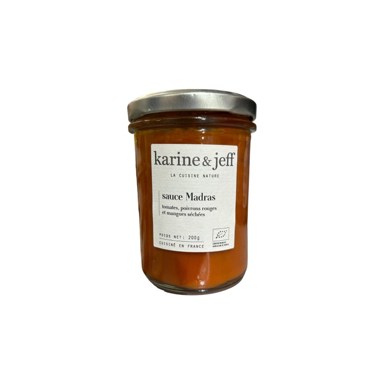 SAUCE TOMATE MADRAS 200G KARINE ET JEFF