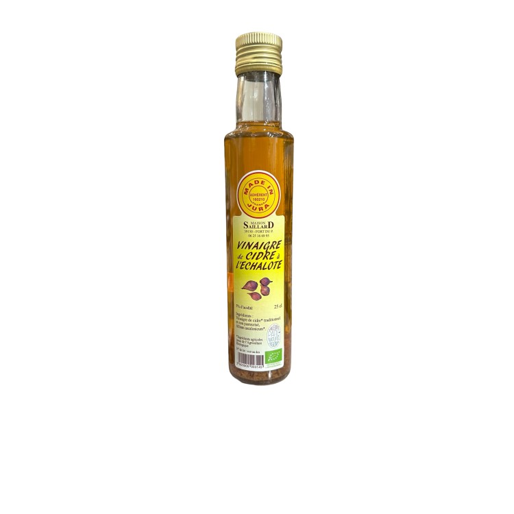 VINAIGRE DE CIDRE A L'ECHALOTE - MAISON SAILLARD - 25 CL