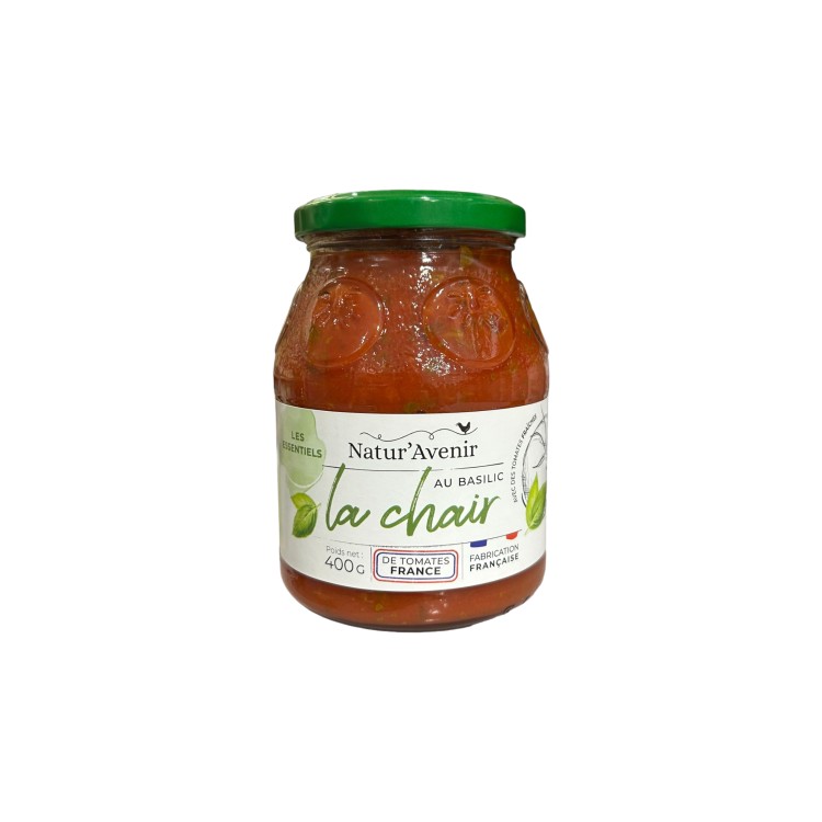 CHAIR DE TOMATES AU BASILIC FRANCE 400G