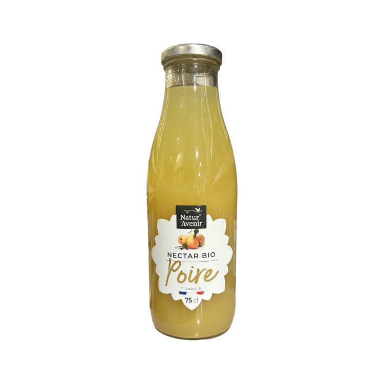 NECTAR DE POIRE BIO FRANCE  - NATUR'AVENIR - 75CL