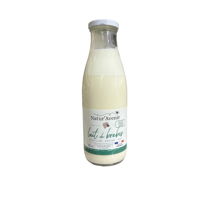 LAIT DE BREBIS ENTIER - NATUR'AVENIR - 75CL