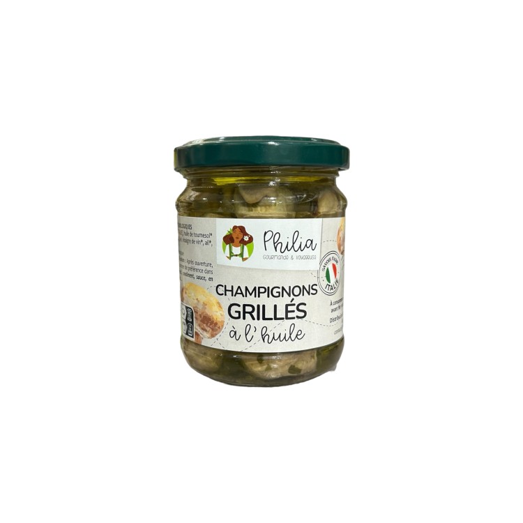 CHAMPIGNONS GRILLES A L'HUILE (190G) PHILIA