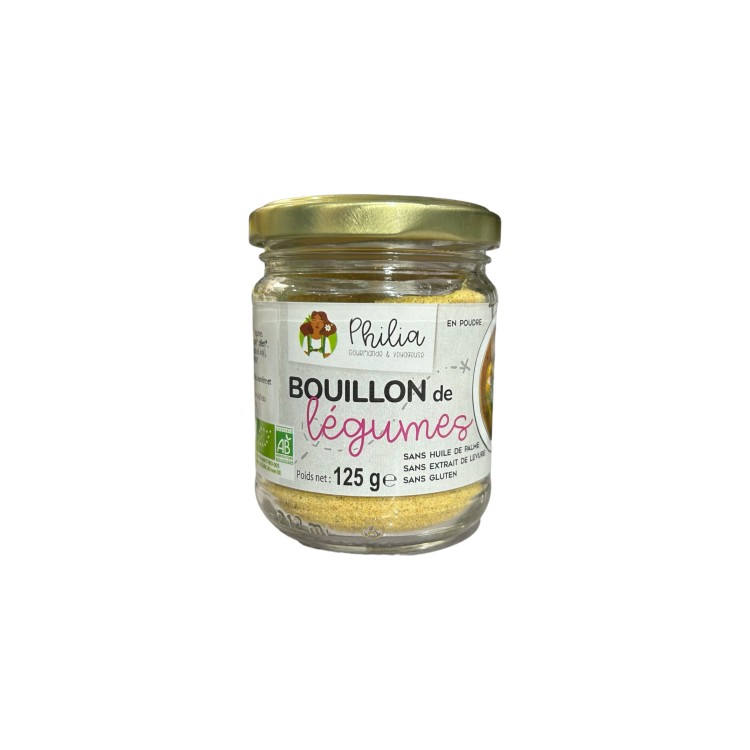 BOUILLON DE LEGUME EN POUDRE (125G) PHILIA