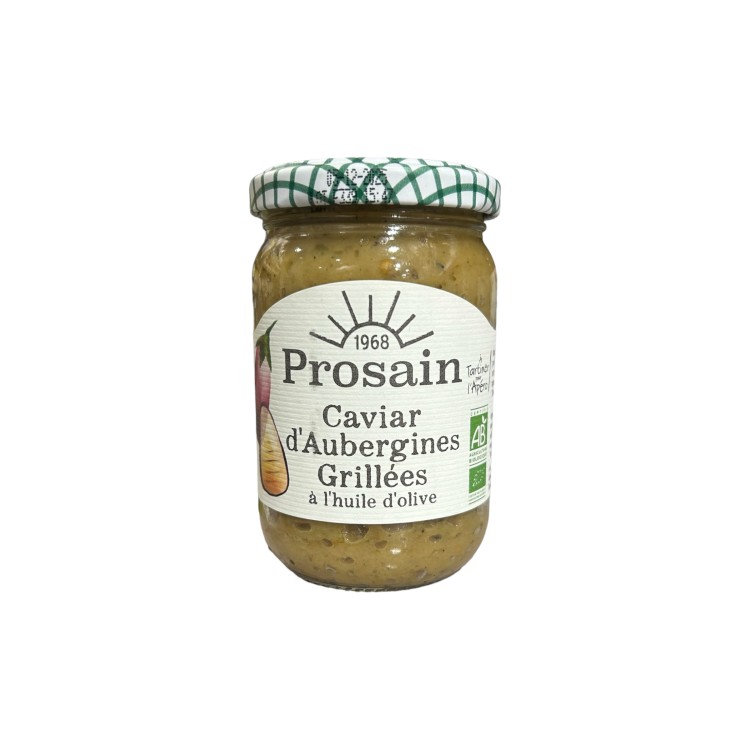 CAVIAR D'AUBERGINE GRILLEES A L'HUILE D'OLIVE 200G PROSAIN