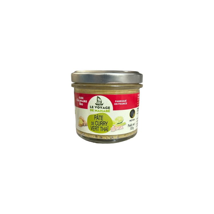 PATE DE CURRY VERT - LE VOAGE DE MAMABÉ - 105G