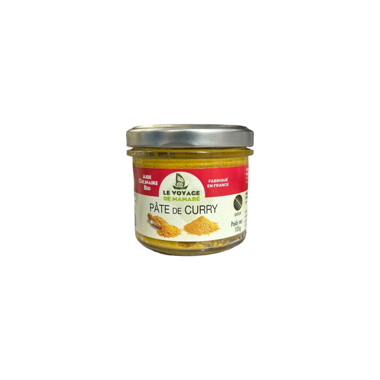 PATE DE CURRY JAUNE  - LE VOYAGE DE MAMABÉ - 105G