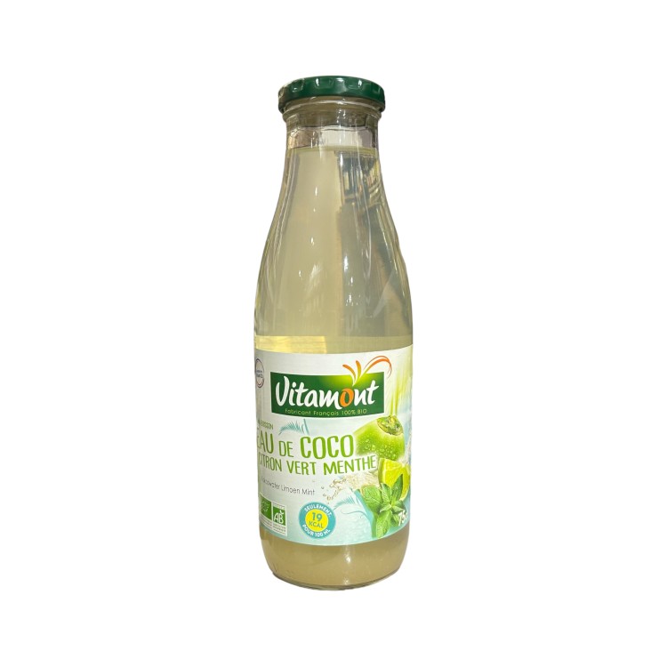 EAU DE COCO CITRON VERT MENTHE  - VITAMONT - 75CL