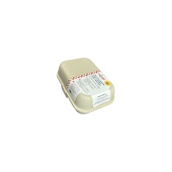 BOITE 10 OEUFS BEIGE BIOPLASTIQUE