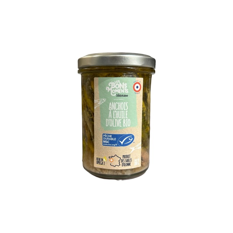 ANCHOIS A L'HUILE D'OLIVE  (200G) LA SABLAISE