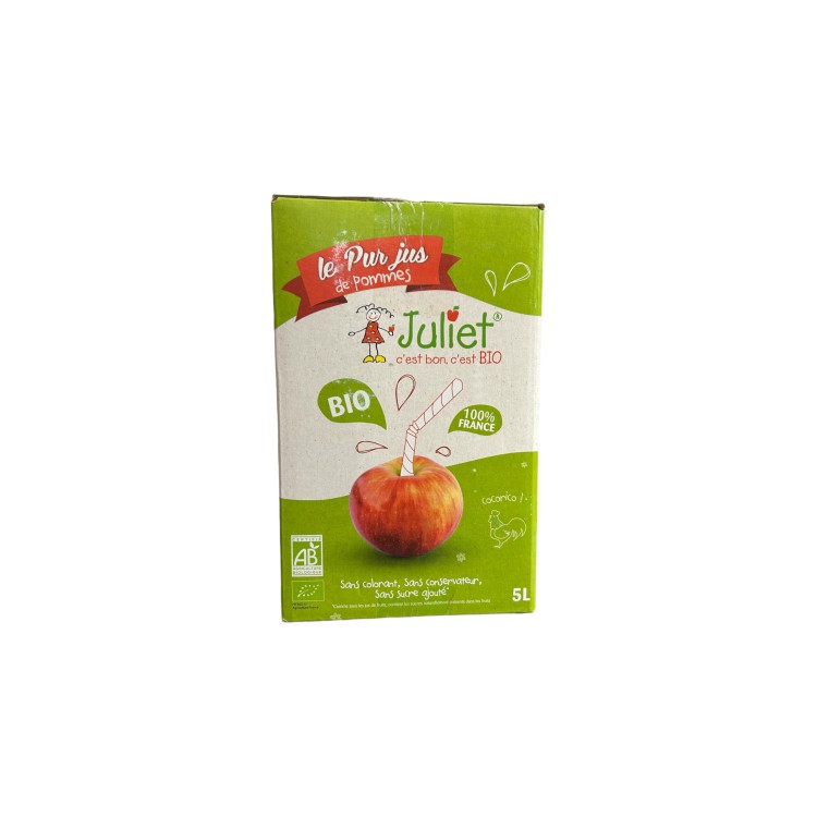 PUR JUS DE POMME JULIET - LES AMIS DE JULIET -5L