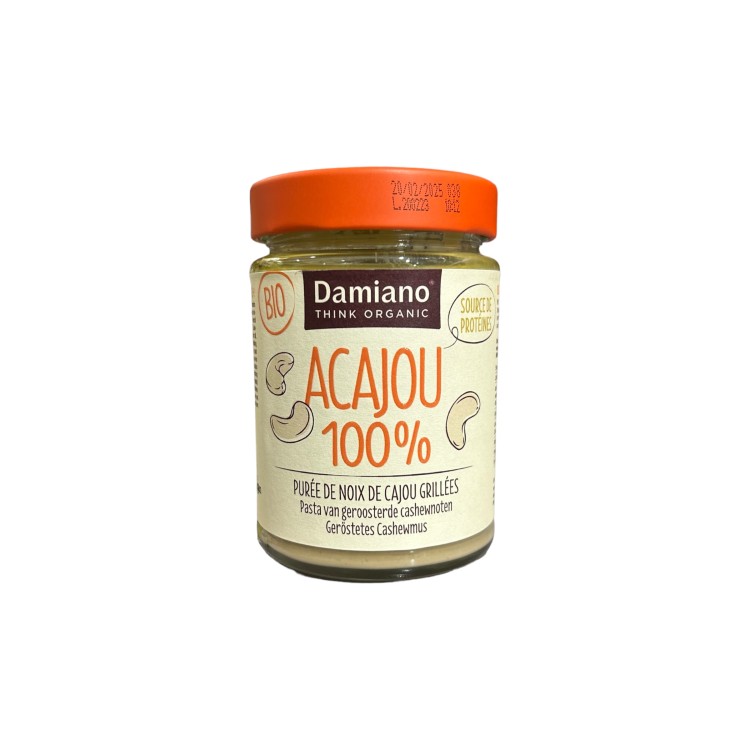 ACAJOU PURÉE DE NOIX DE CAJOU GRILLÉE BIO 275G