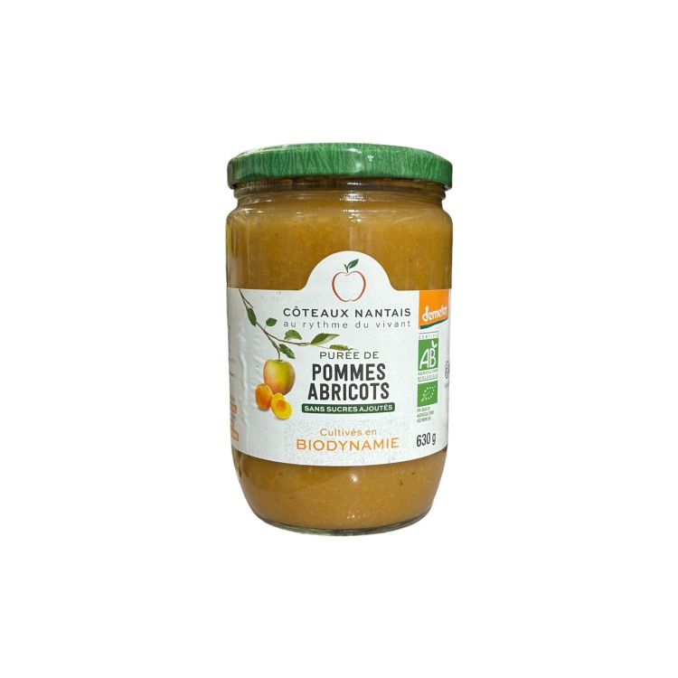 PURÉE POMMES ABRICOTS 630G