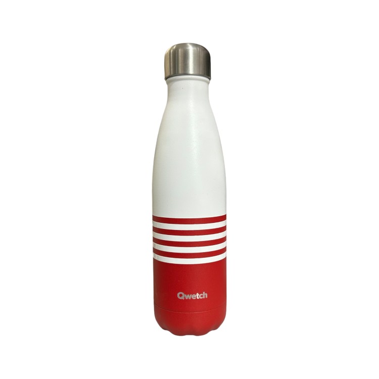 BOUTEILLE ISOTHERME MARINIERE ROUGE - QWETCH - 500ML