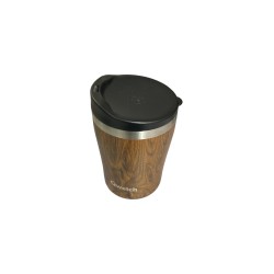 MUG ISOTHERME WOOD - QWETCH - 240ML