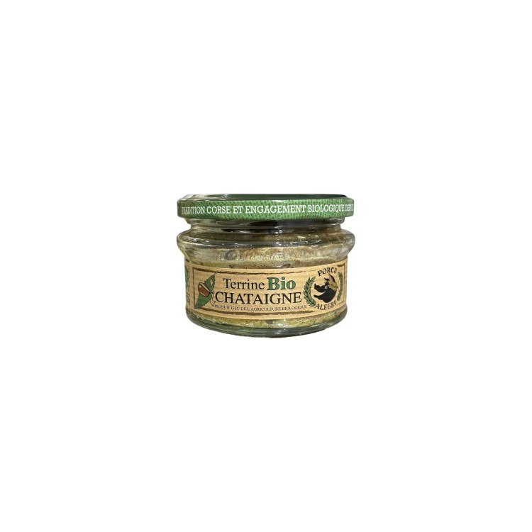 TERRINE BIO CHATAIGNE 125G VINCENSINI ET FILS